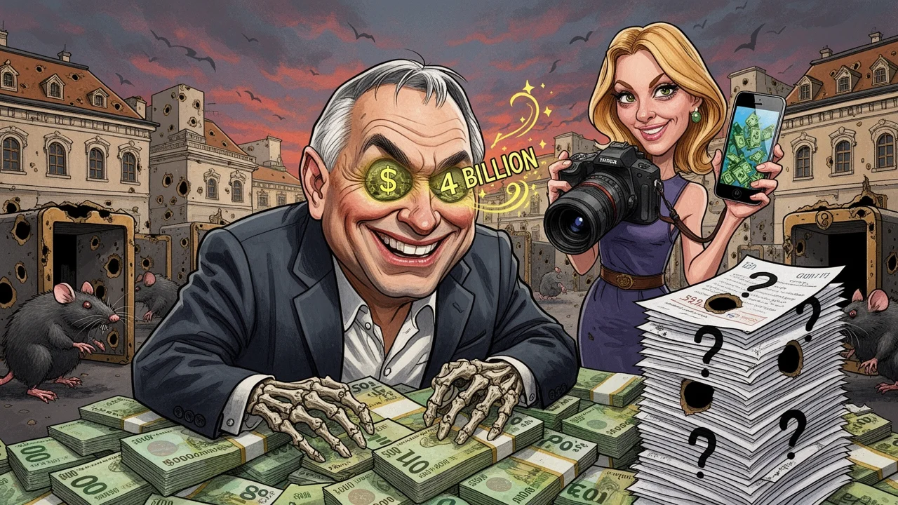 Cover art: Fotky a videa za miliardy forintů pro starého premiéra