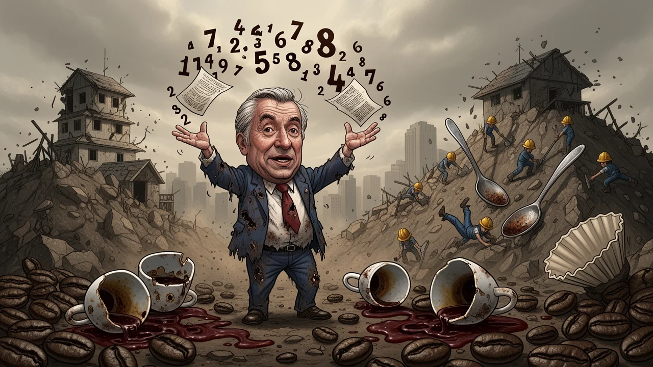 Cover art: Káva hořkne v ruinách města Cali