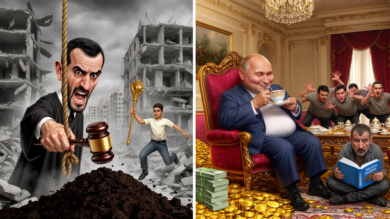Cover art: Soud v Damašku rozdává hrdelní tresty do Moskvy