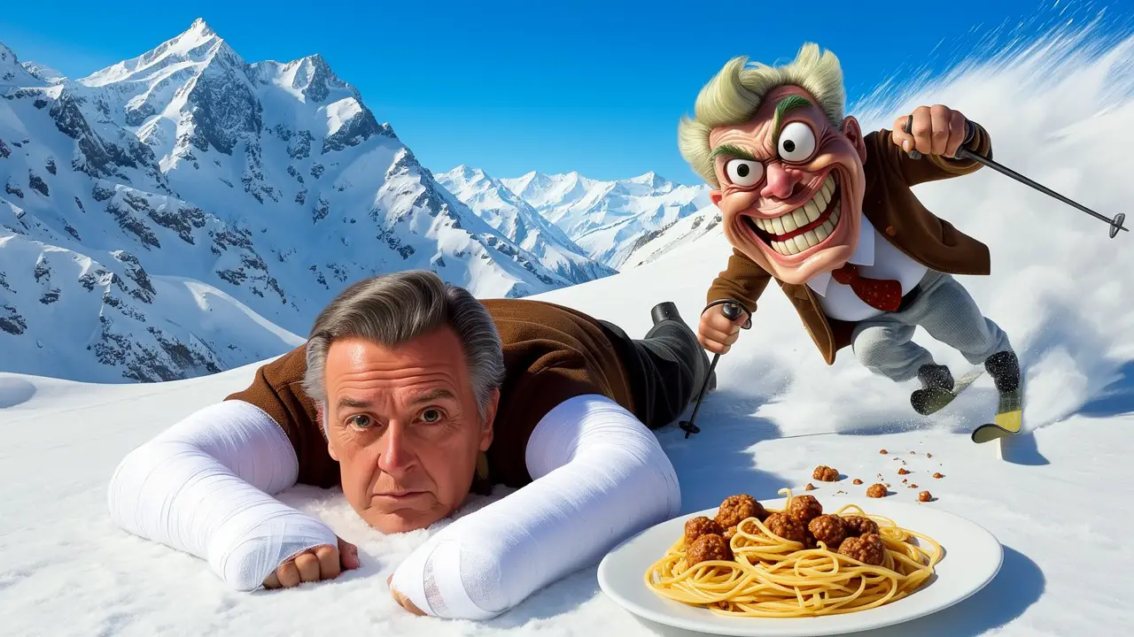 Cover art: Sádrový Snowboarďák