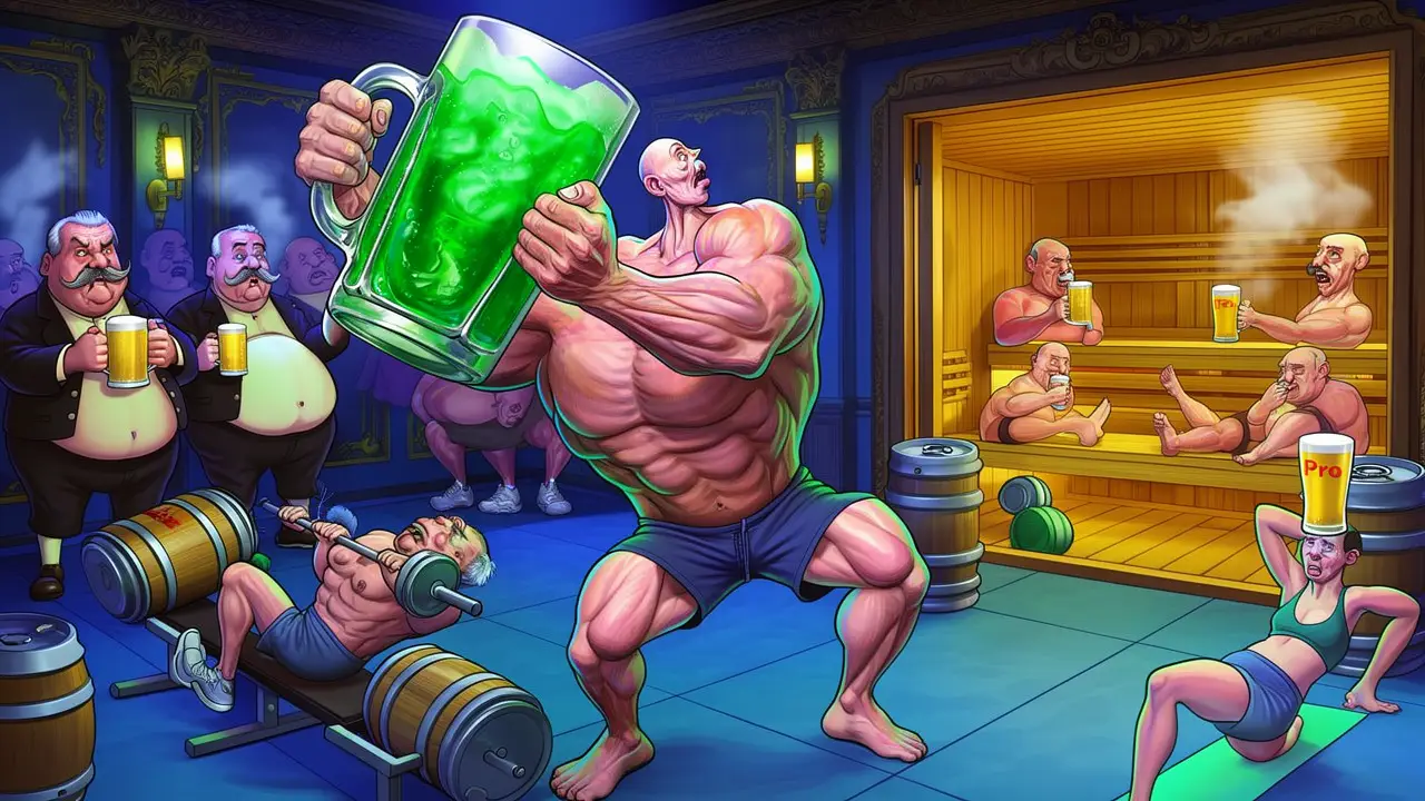 Cover art: Pivo pro svalovce, co se bojí cukru