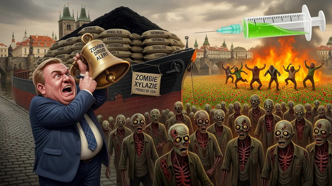 Cover art: Zombie apokalypsa, která klepe na dveře Prahy