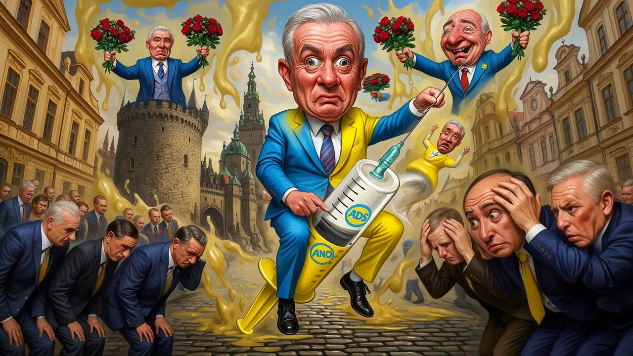 Cover art: Modrý pták odletěl k miliardáři pro nové křeslo