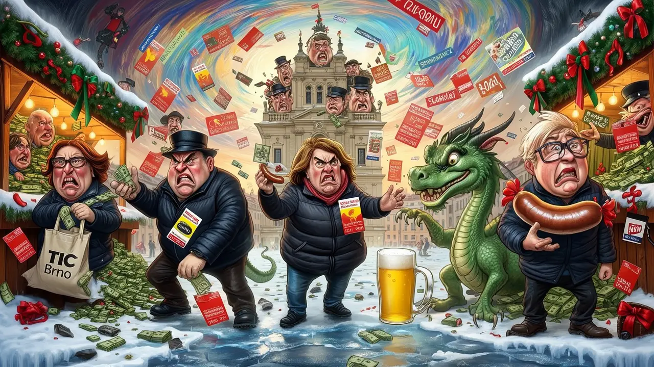 Cover art: Vánoční zisky a prázdný apel na magistrátu