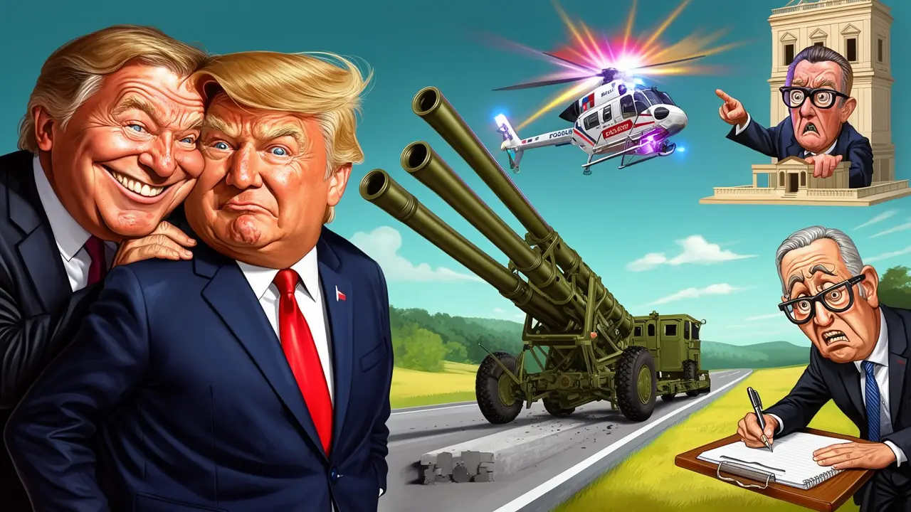 Cover art: Faktura za naši armádu zjevně zabloudila na dálnici