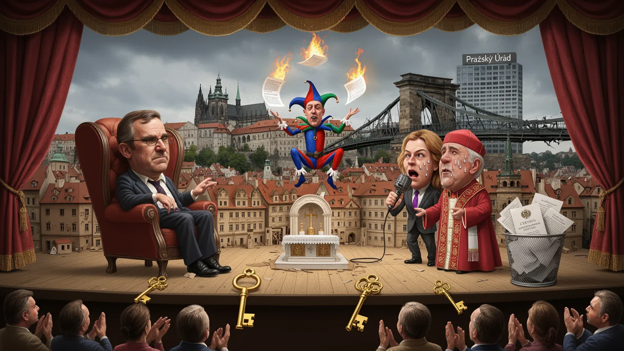 Cover art: Fraška na Hradě a prázdná smlouva s Bohem