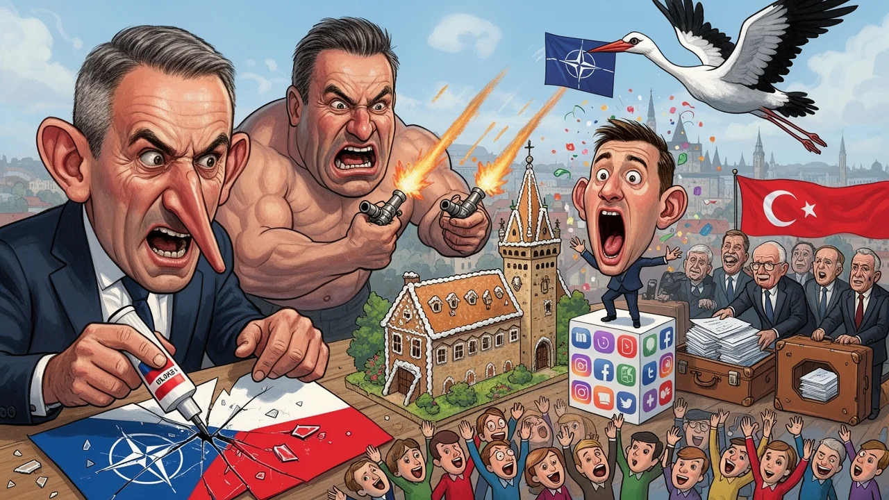 Cover art: Nóta padá na stůl a diplomacie se otřásá