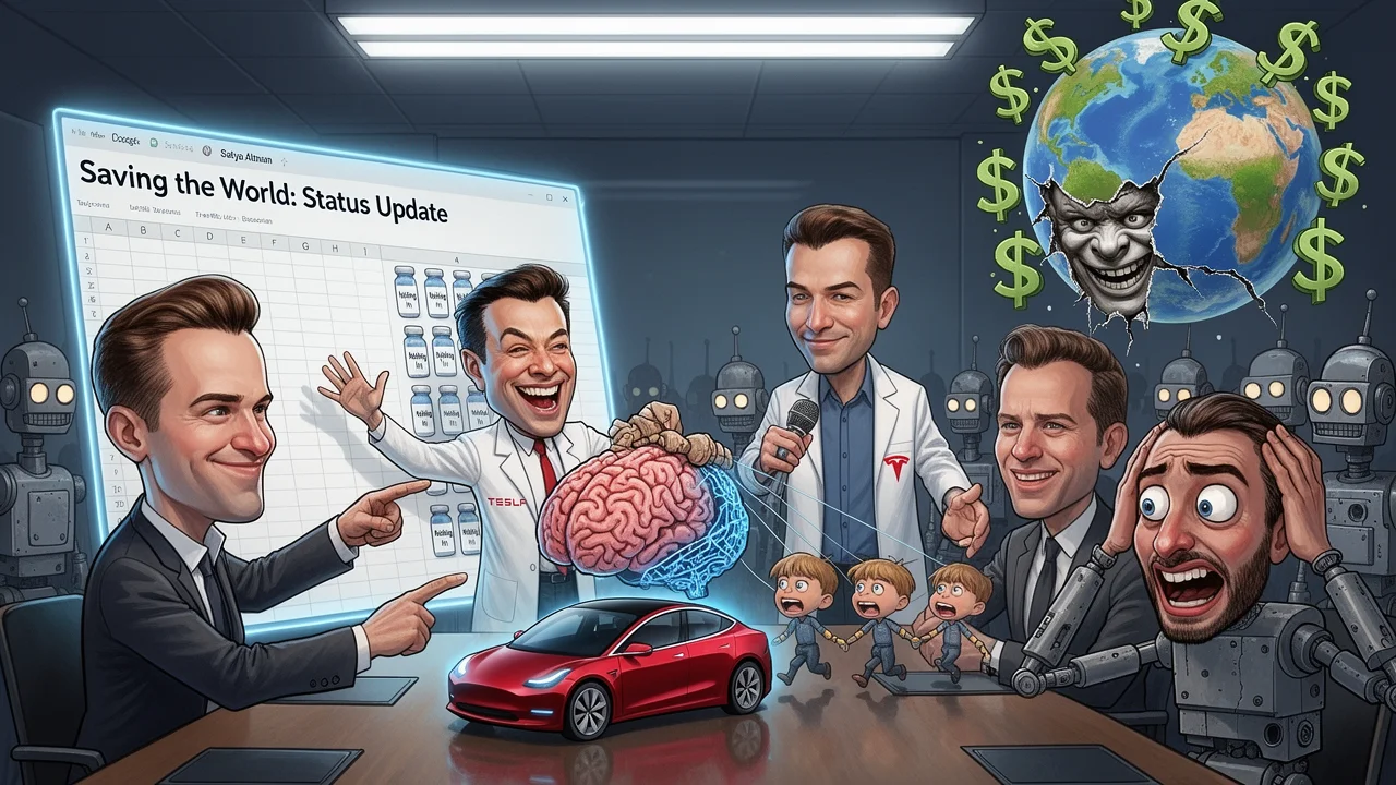 Cover art: Svatá válka miliardářů o záchranu celého lidstva