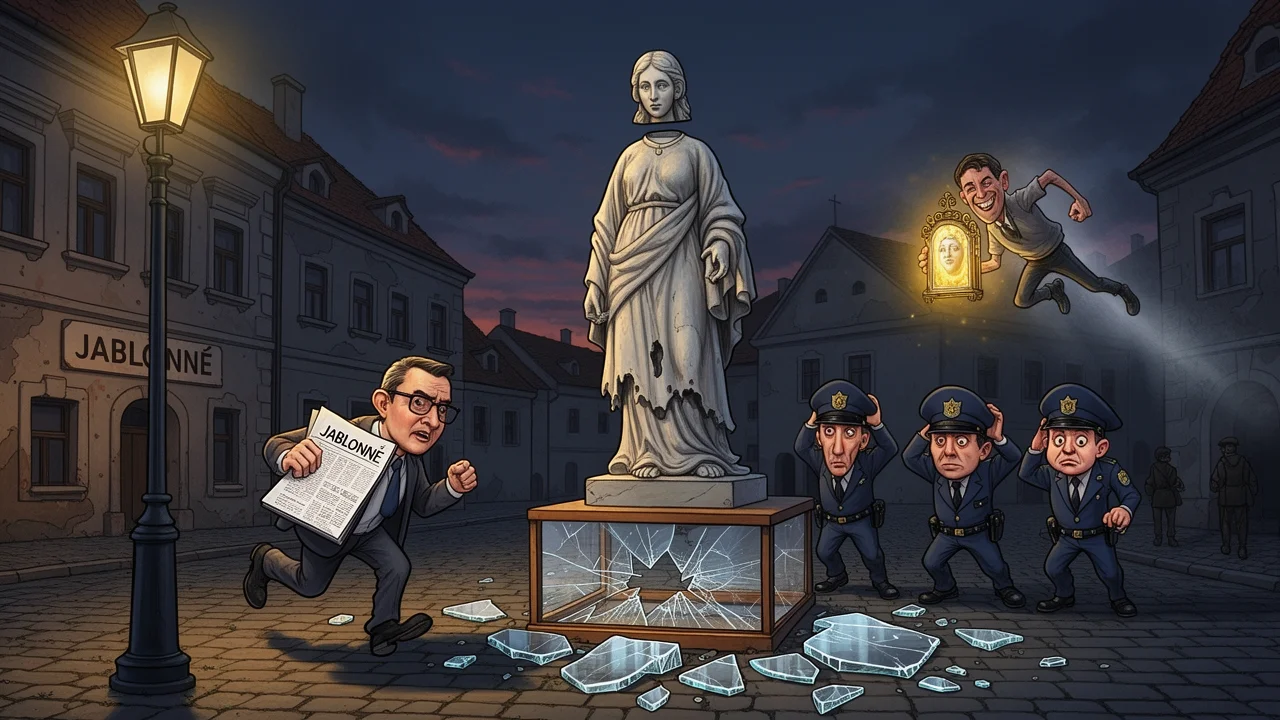 Cover art: Absurdní zločin, který roztřásl i svatou relikvii