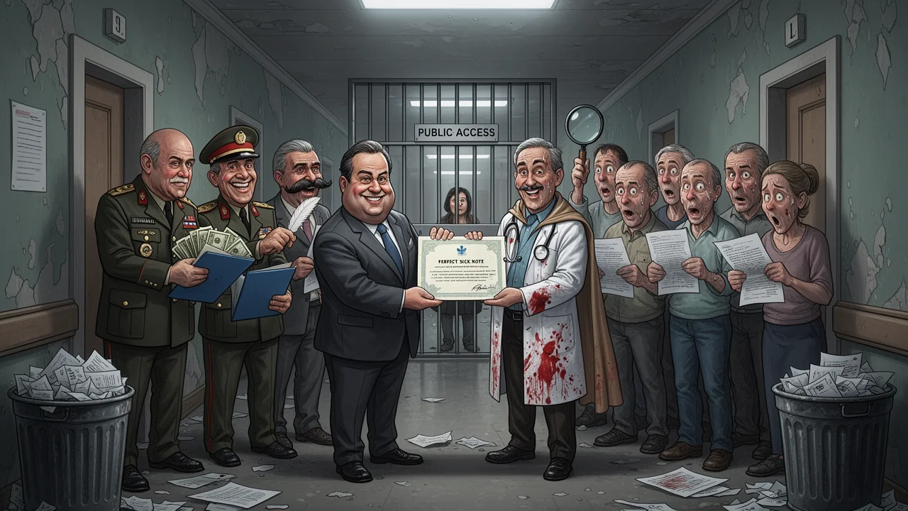 Cover art: Doktorská přísaha v igelitce s hotovostí