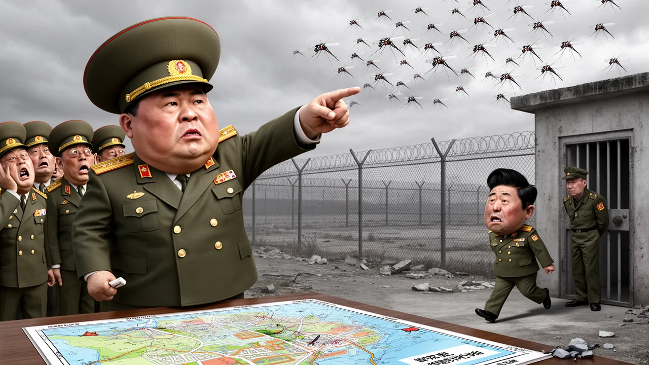 Cover art: Drony letí na Pchjongjang, prezident do chládku