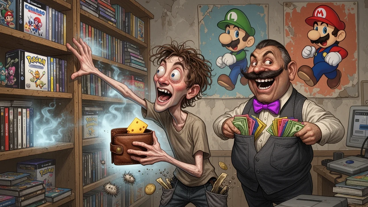 Cover art: Jak chudák ztratil rozum i peníze v retro herně