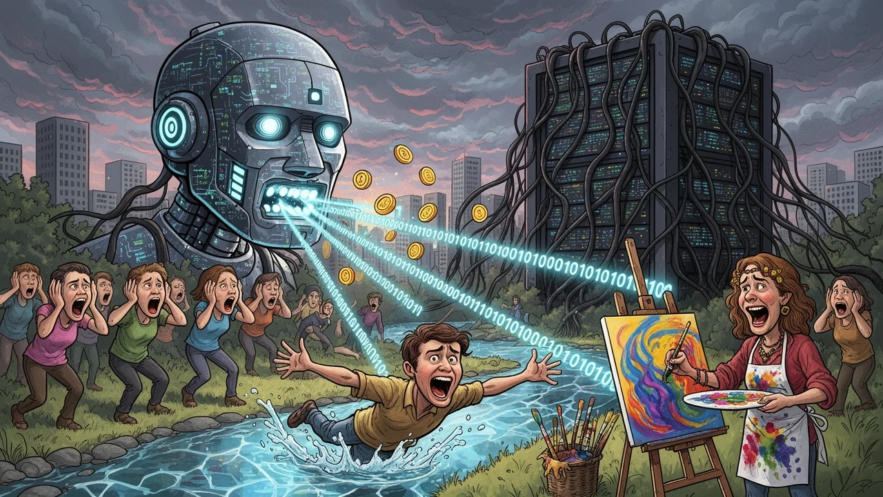 Cover art: Oslavujte raději párky v rohlíku než roboty