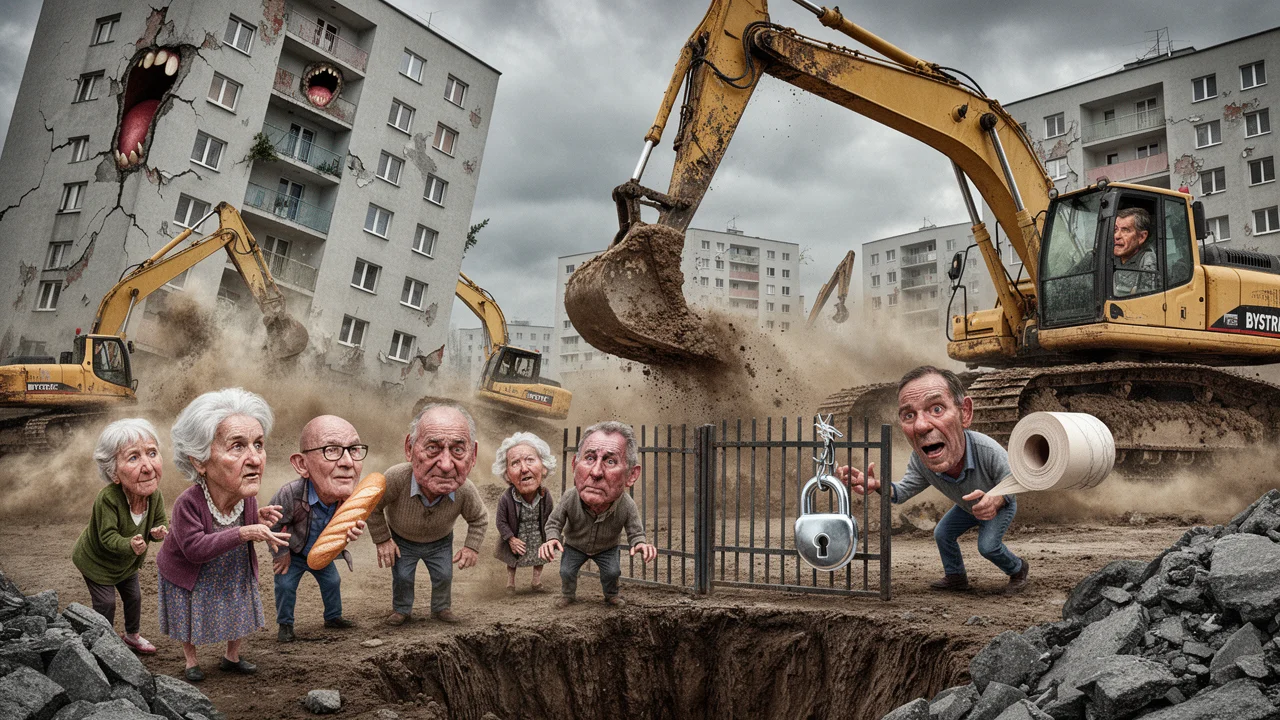 Cover art: Báječná cesta za rohlíkem přes bystrcký tankodrom