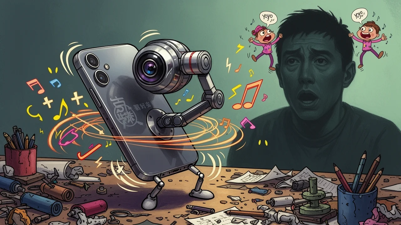 Cover art: Čínský telefon kroutí boky a sám si tě vyfotí