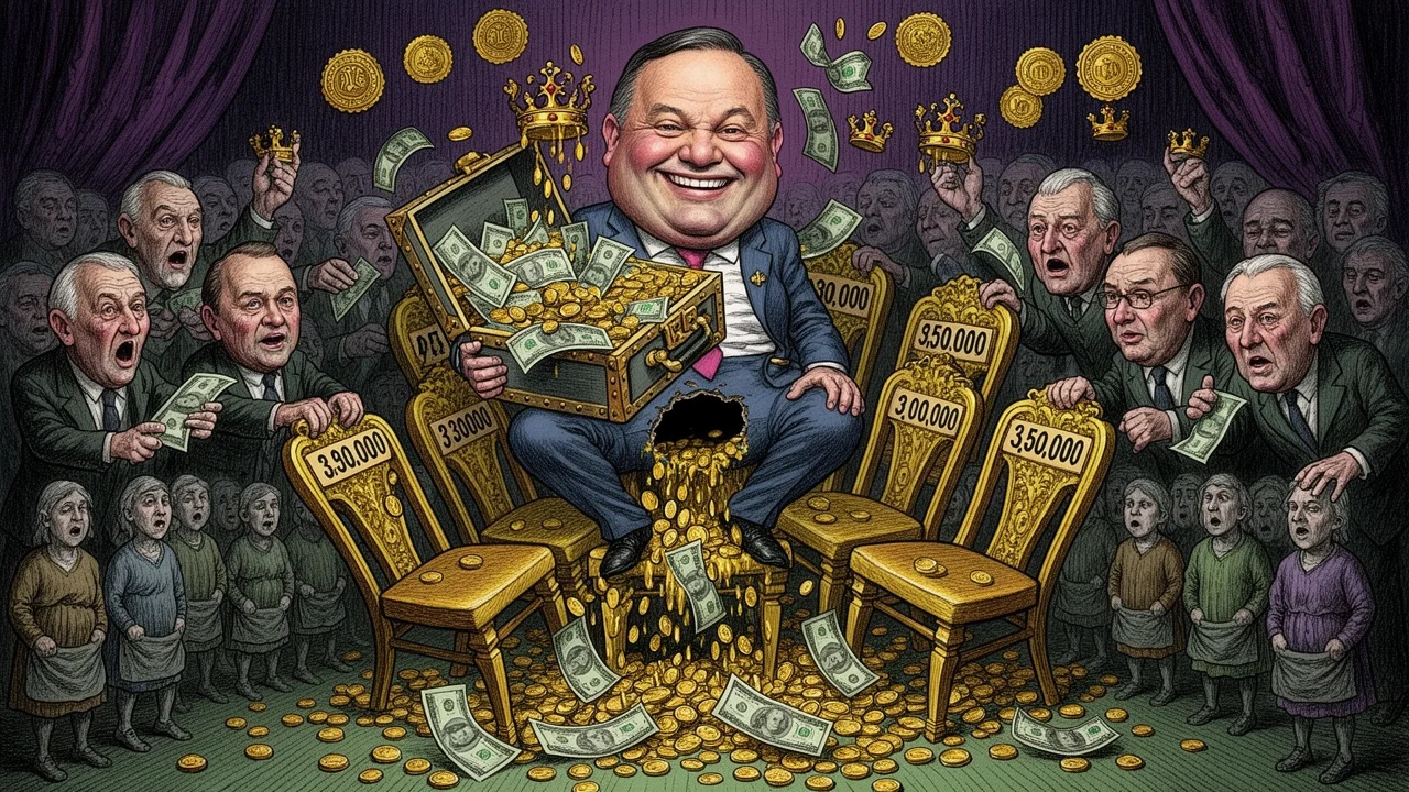 Cover art: Jeden Fiala vládne a druhý Fiala plní si kapsy