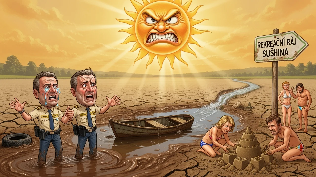 Cover art: Přehrada mizí před očima a Mže už téměř neteče