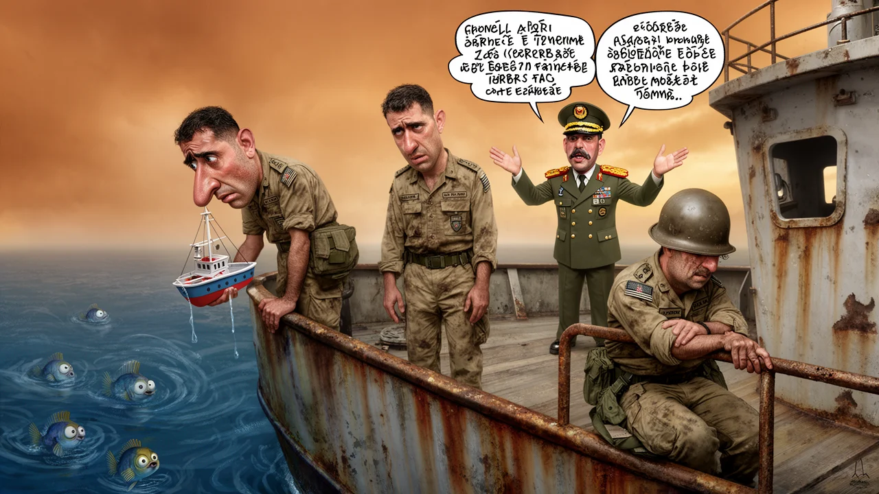 Cover art: Z obří americké lodi se skáče přímo do moře