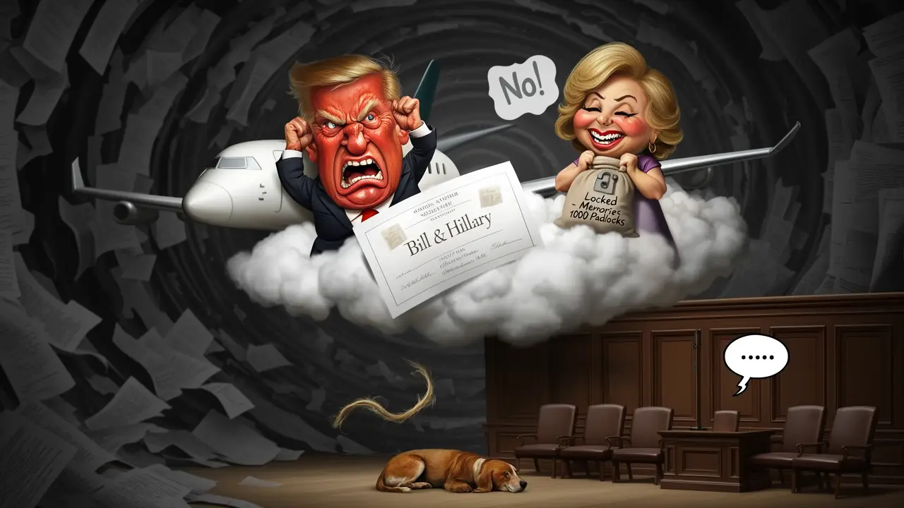 Cover art: Bill a Hillary: Mlčení je zlato