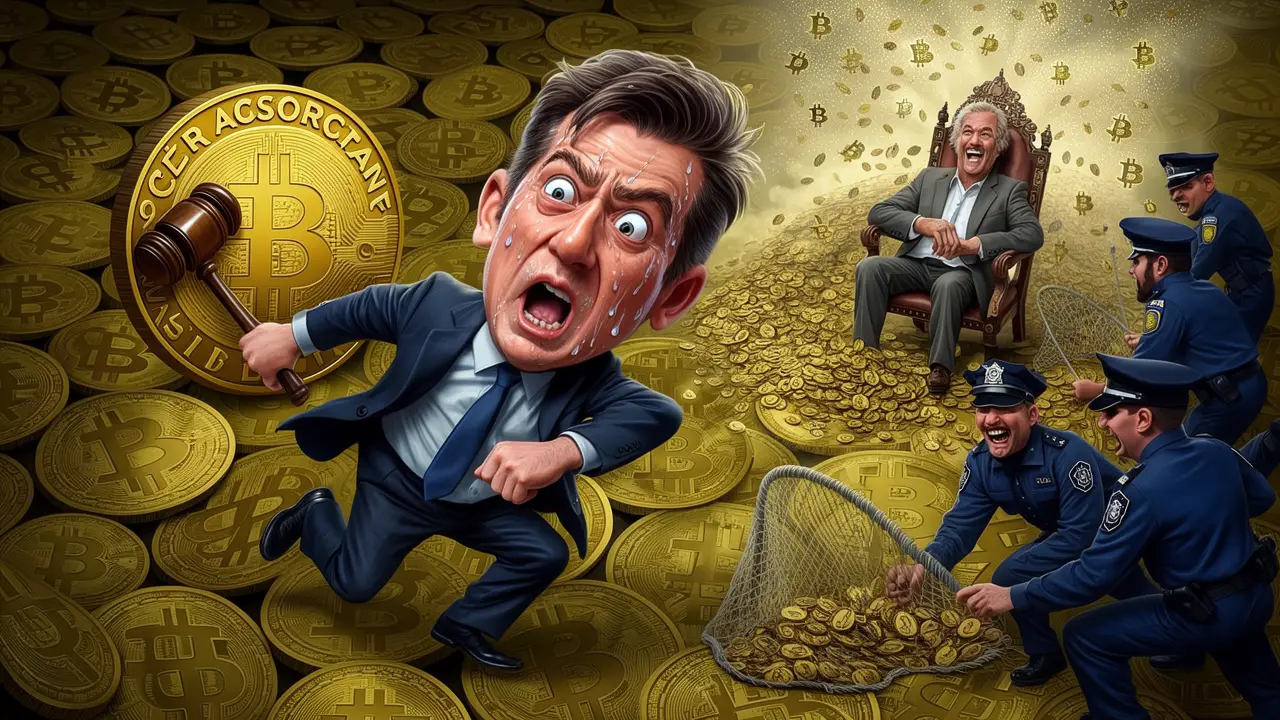 Cover art: Darovaný bitcoin, který sežral ministra a advokáta