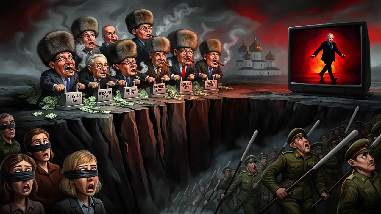 Cover art: Demokracie na prodej a ticho v přímém přenosu
