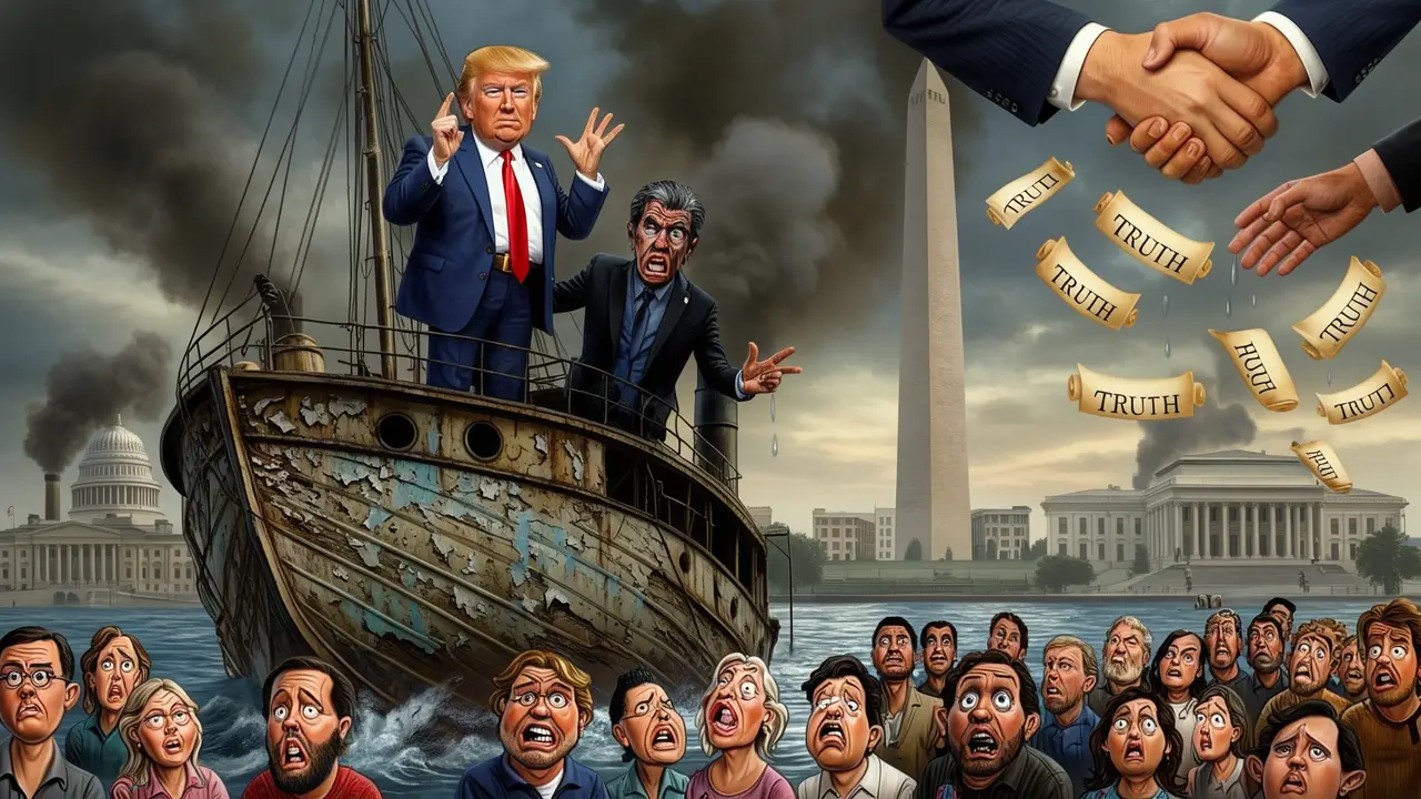 Cover art: Skandál v centru Washingtonu, který baví planetu