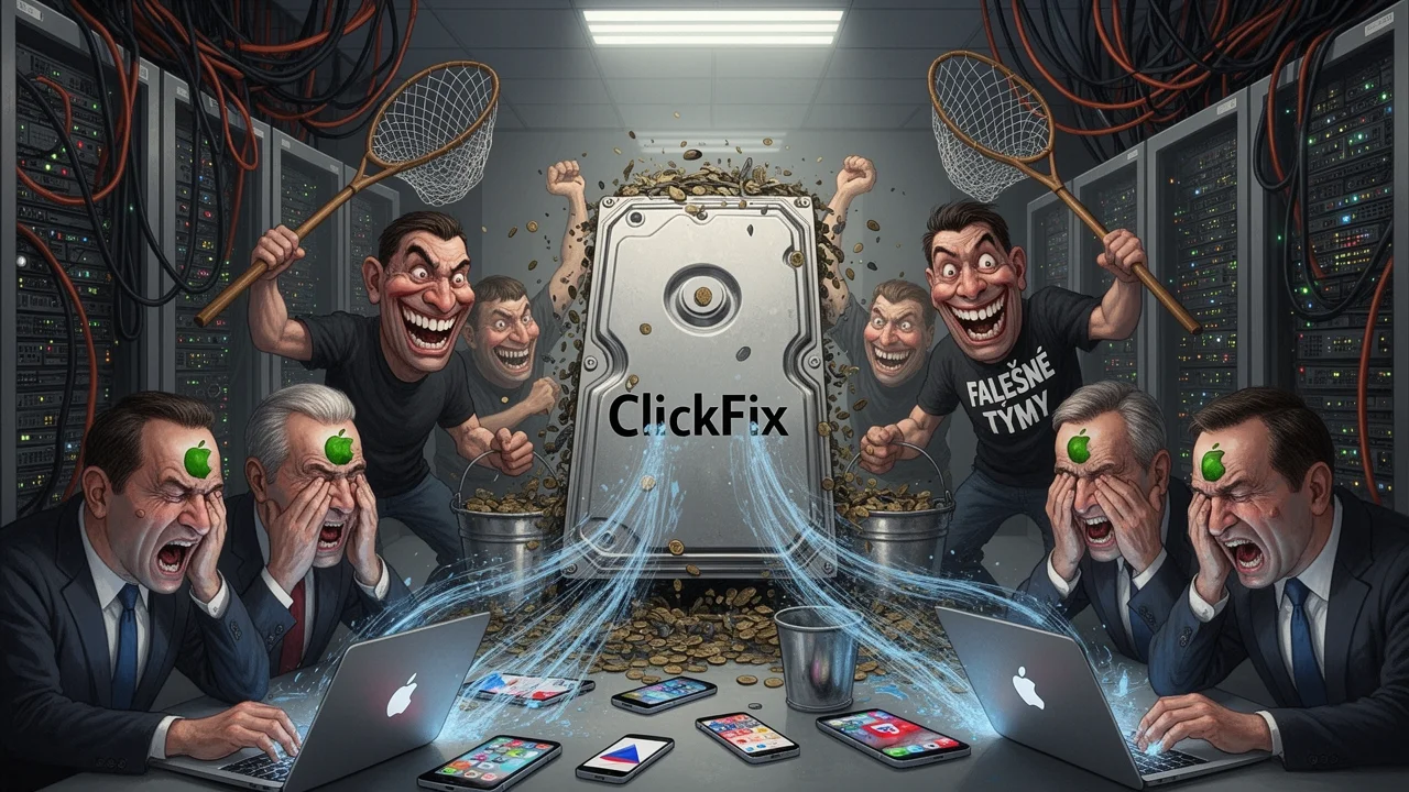 Cover art: Nedotknutelná jablka dostala facku od falešných firemních