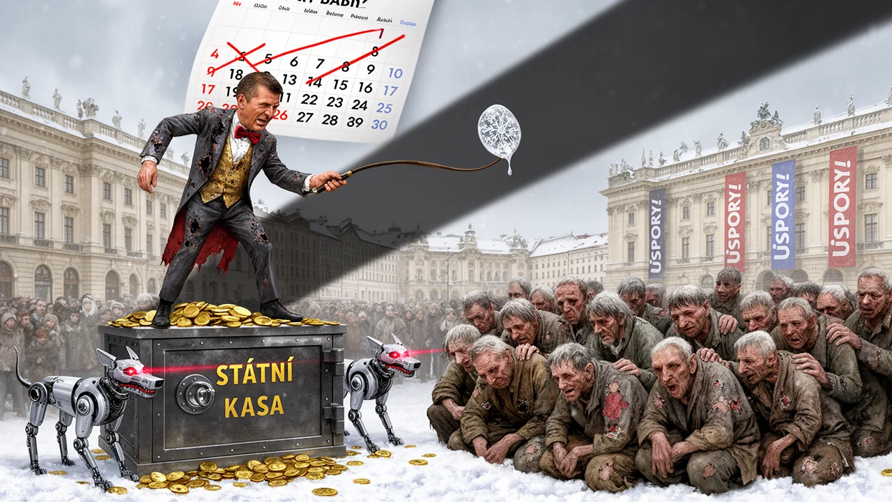 Cover art: Vláda šetří a chudina si počká na říjen