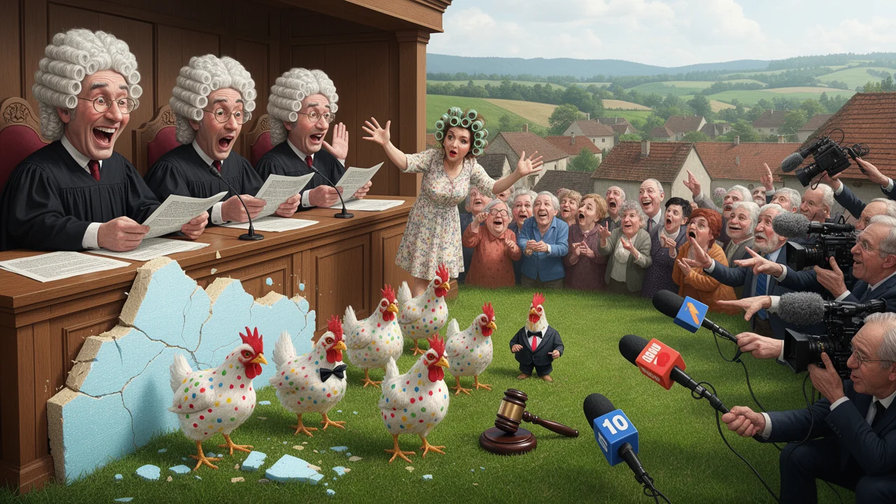 Cover art: Absurdní boj o zateplení a svobodu drůbeže