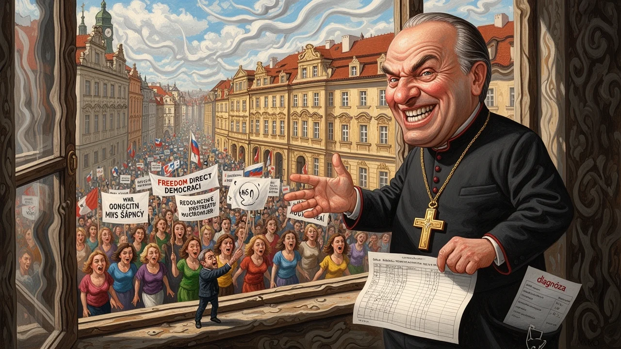 Cover art: Poslanec určil diagnózu a zakázal lidem rodit