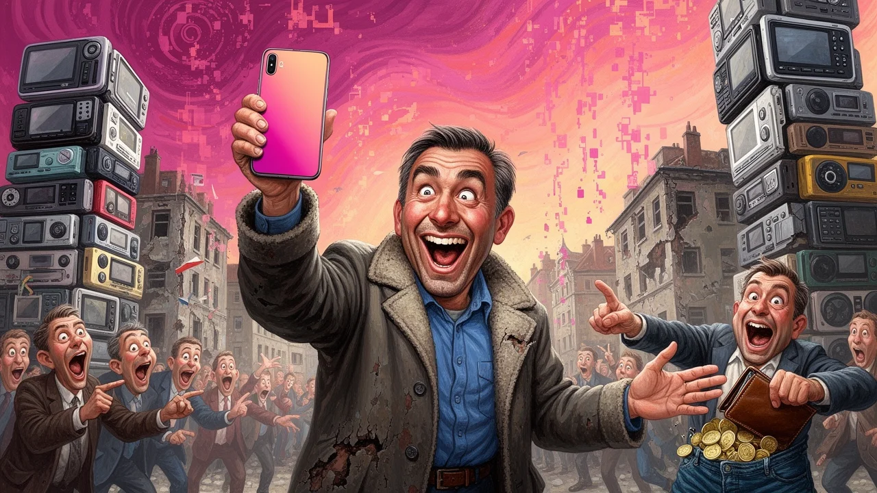 Cover art: Růžová naděje pro předražený svět mobilních telefonů