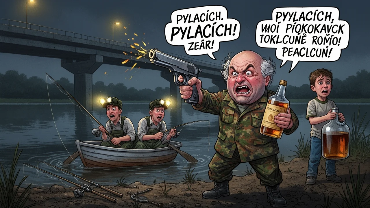 Cover art: Tři promile v krvi a plynovka místo udice