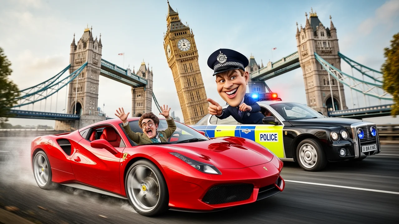 Cover art: Policie zabavila červené superauto a rozjela velkou jízdu