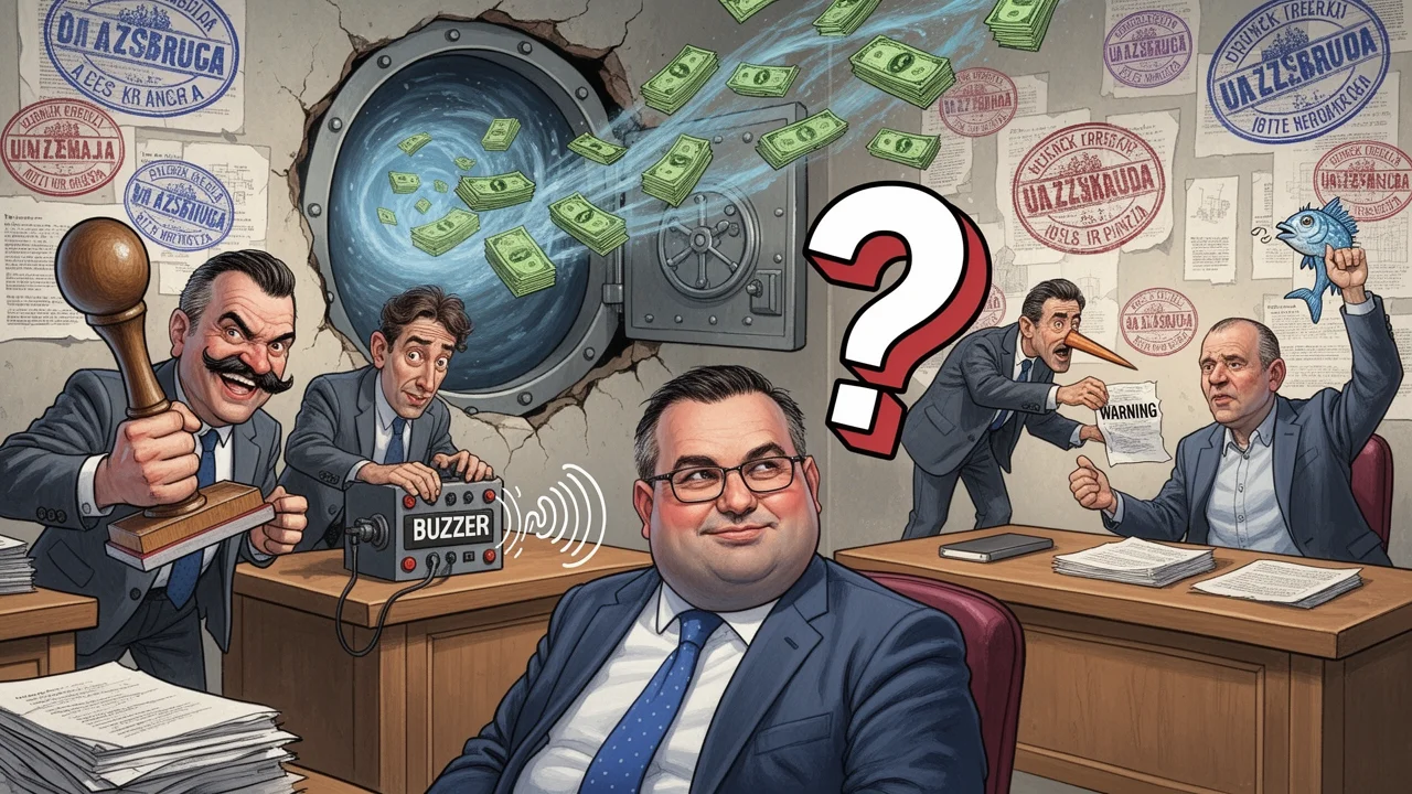Cover art: Razítko za miliony a rušička na stole
