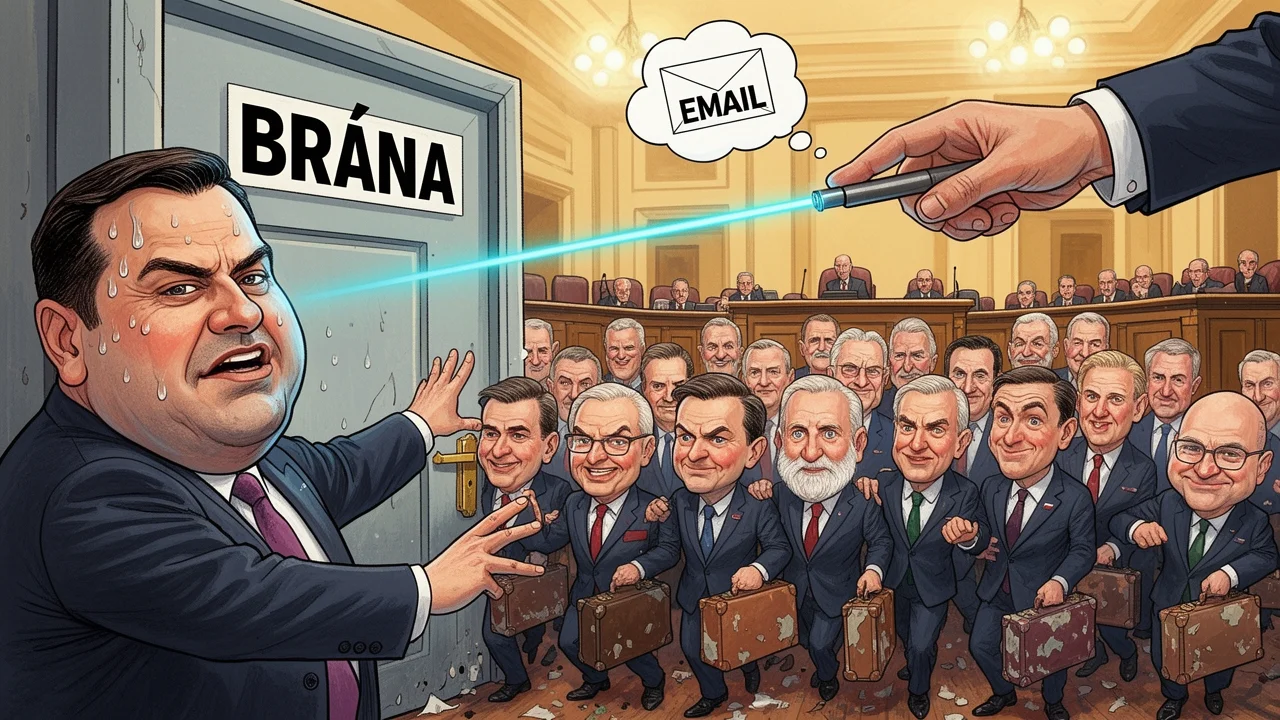 Cover art: Velké čistky ve straně Právo a spravedlnost