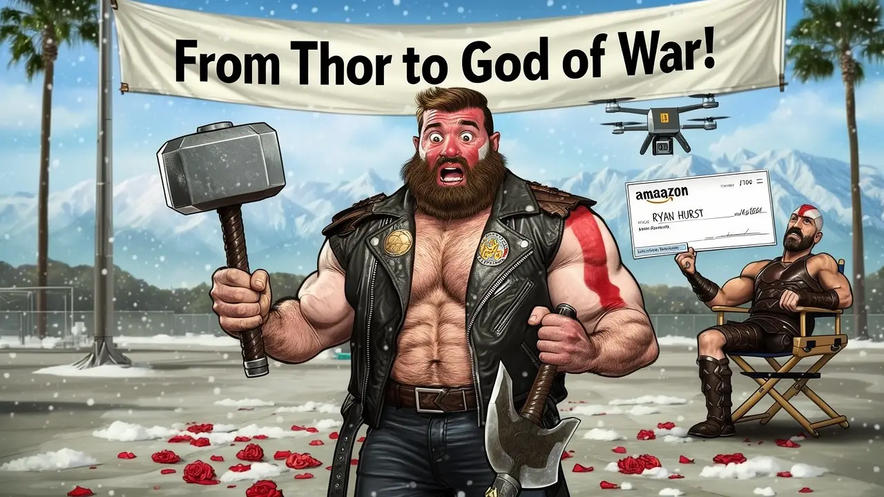 Cover art: Šok v Amazonu: Thor ukradl sekeru Kratosovi!