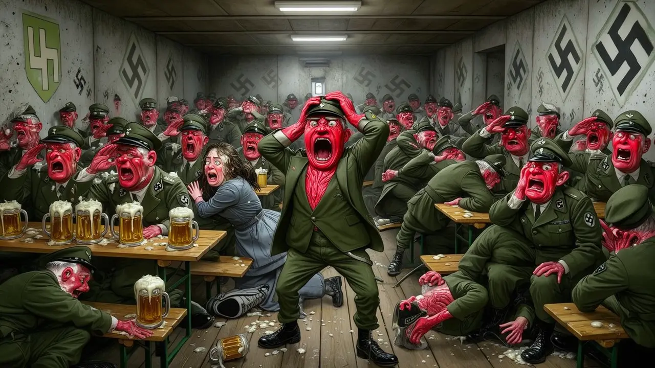 Cover art: Skandál v maskáčích: Hnědý večírek a ruce, co šátrají