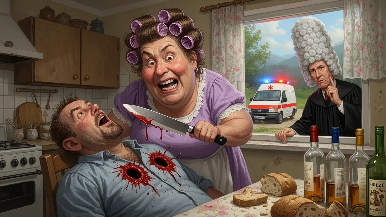 Cover art: Manželská láska na ostří jednoho nože