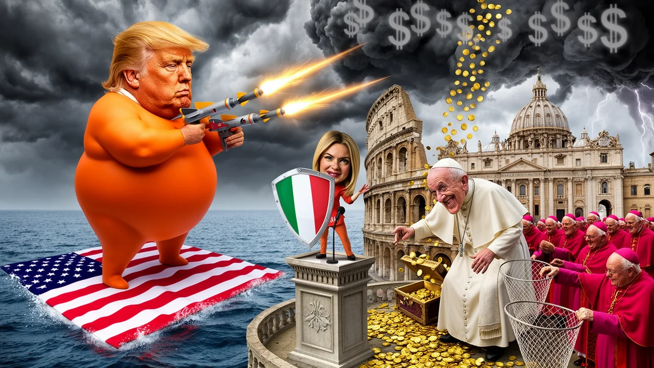 Cover art: Cizí prezident se rozhodl vychovávat papeže