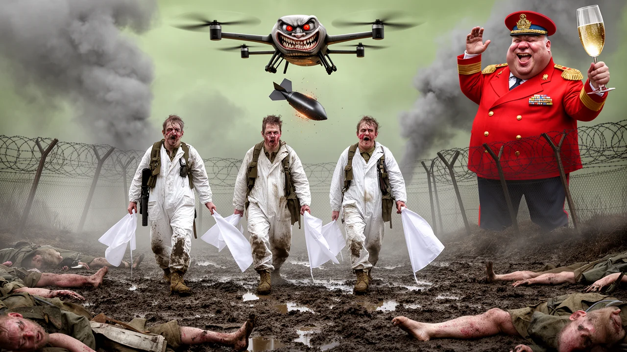 Cover art: Tři vojáci hledali mír, našli jenom vlastní dron
