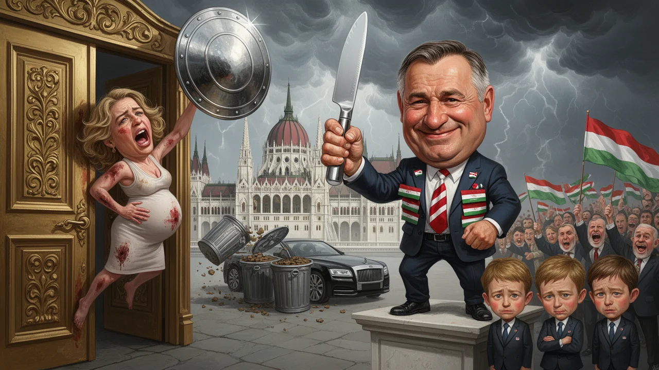Cover art: Vzorný táta s nožem, co vyhrál volby