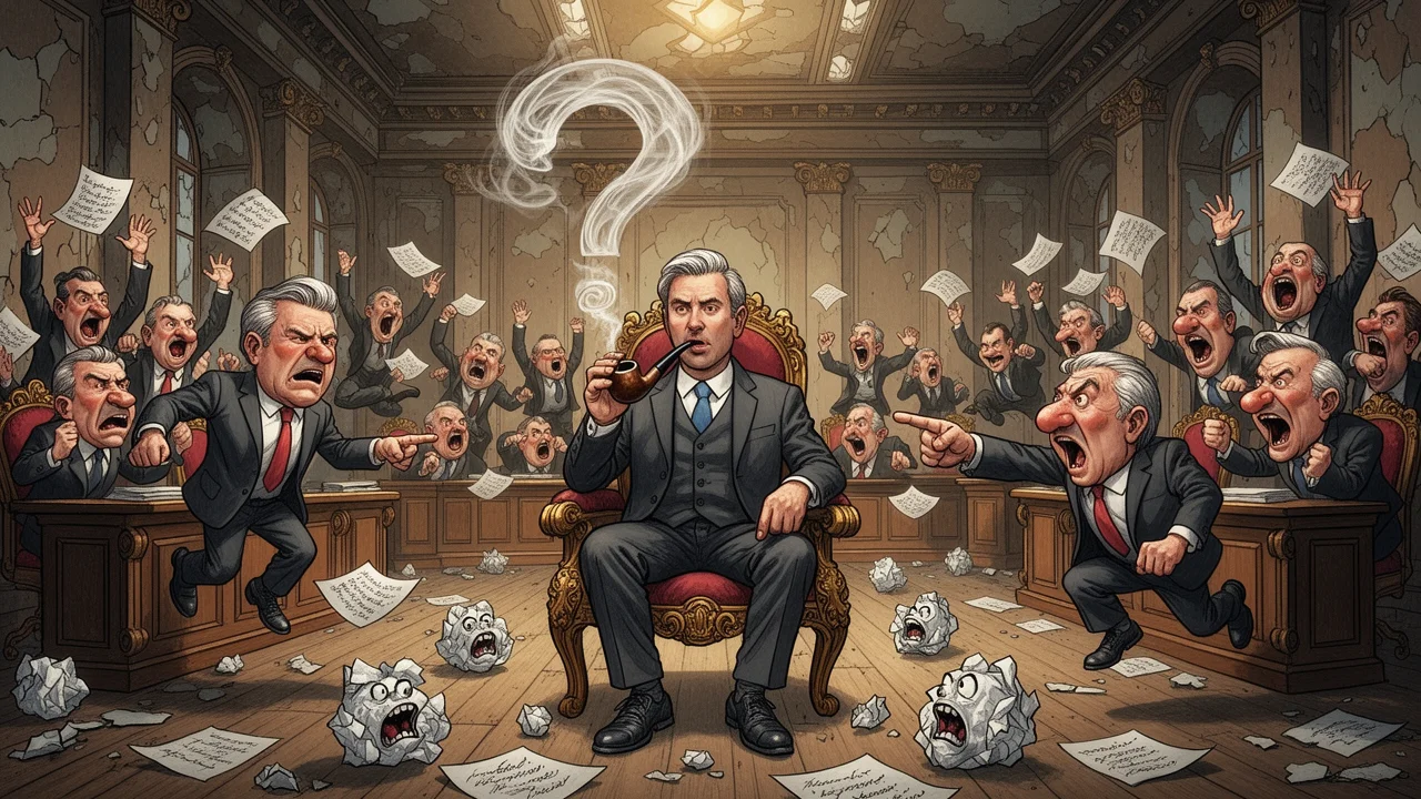 Cover art: Jeden Babišův ministr proti celému sněmovnímu davu