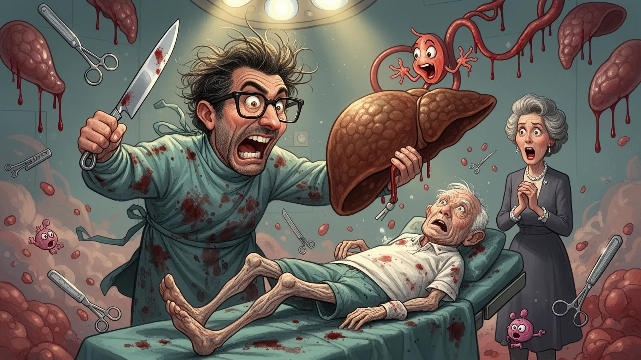 Cover art: Skandál na sále, kde doktor řezal úplně vedle