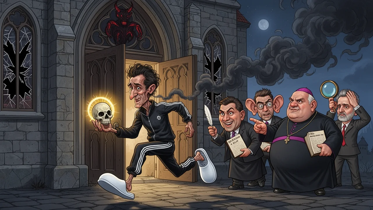 Cover art: Zloděj ukradl svatou lebku a rozzlobil celé nebe