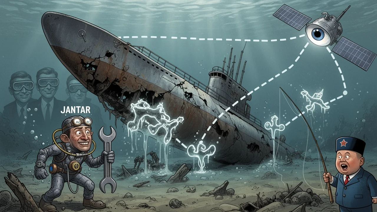 Cover art: Ruský reaktor na dně a španělské vlny mlčí