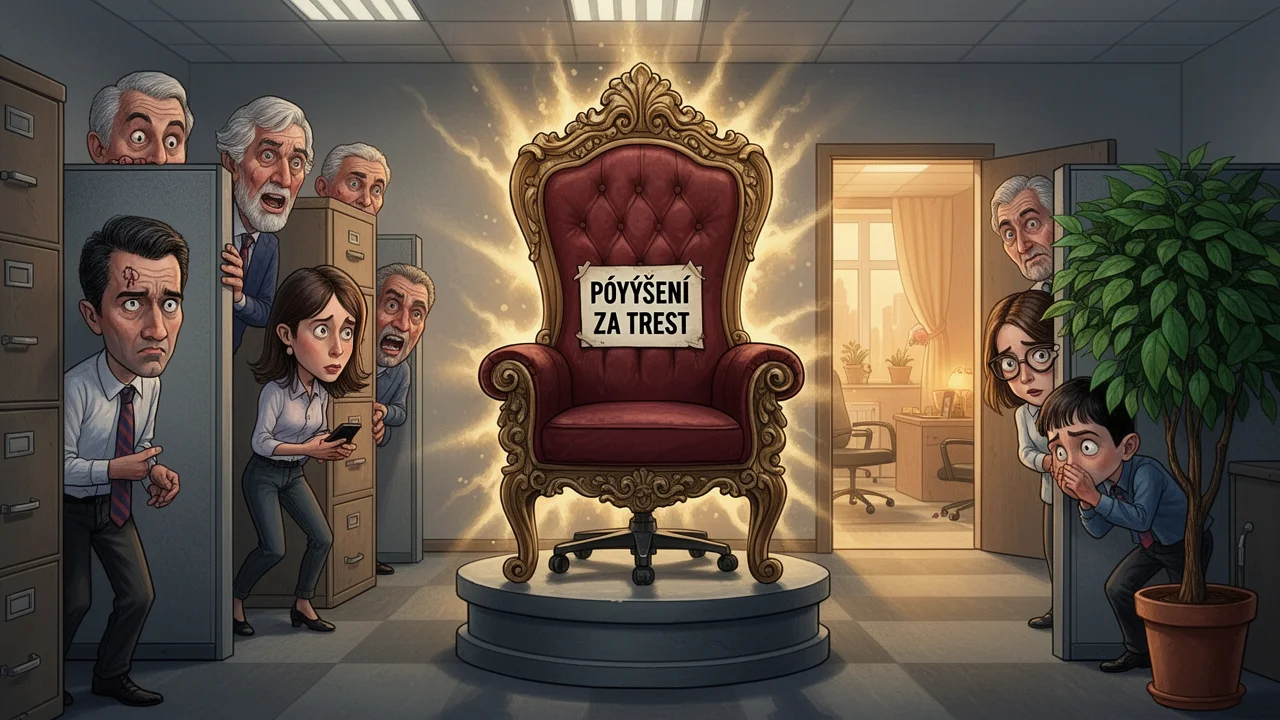Cover art: Povýšení za trest a šéfové na vymření