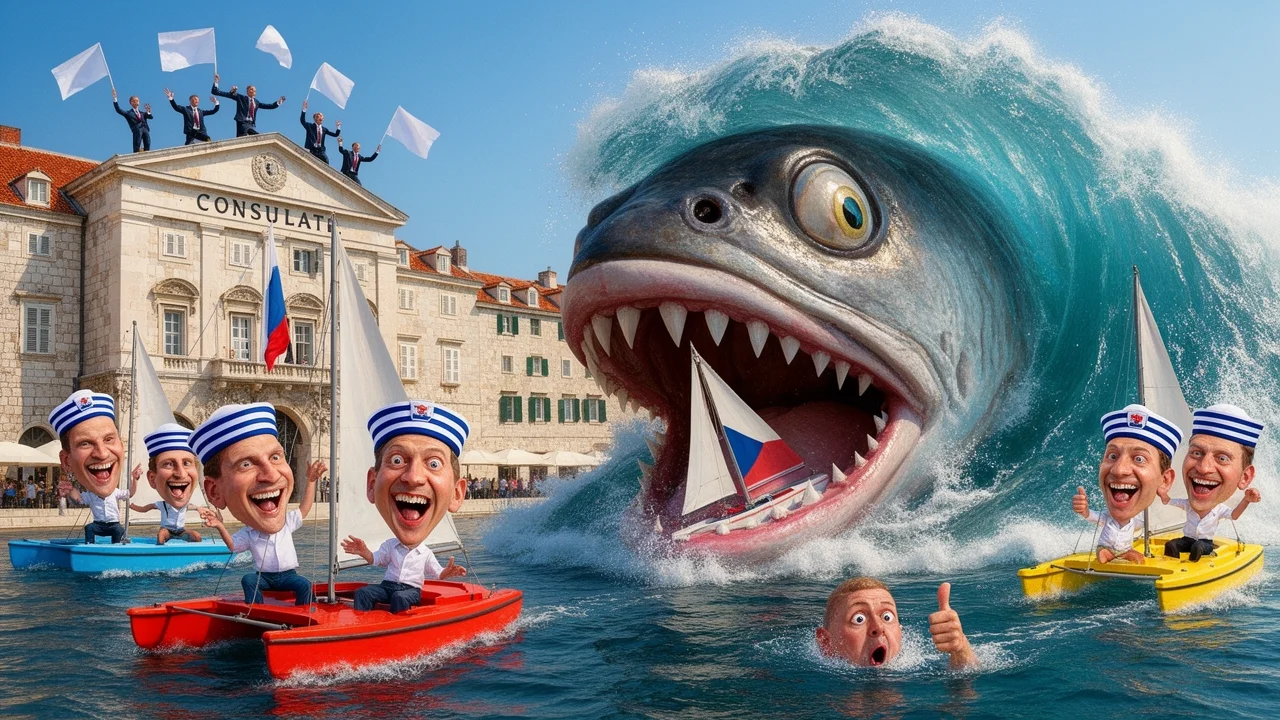 Cover art: Slunce, klidný Jadran a nečekaná zkáza z dálky