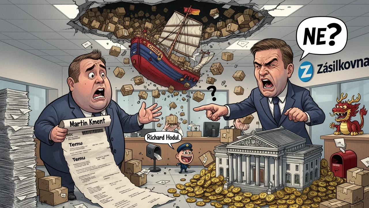 Cover art: Čínské balíky a drahé špásy státní pošty