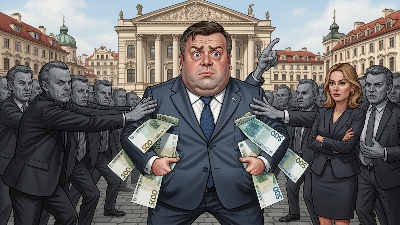 Cover art: Jak porodit stamiliony aneb Zázračné dědictví z Prahy jedna