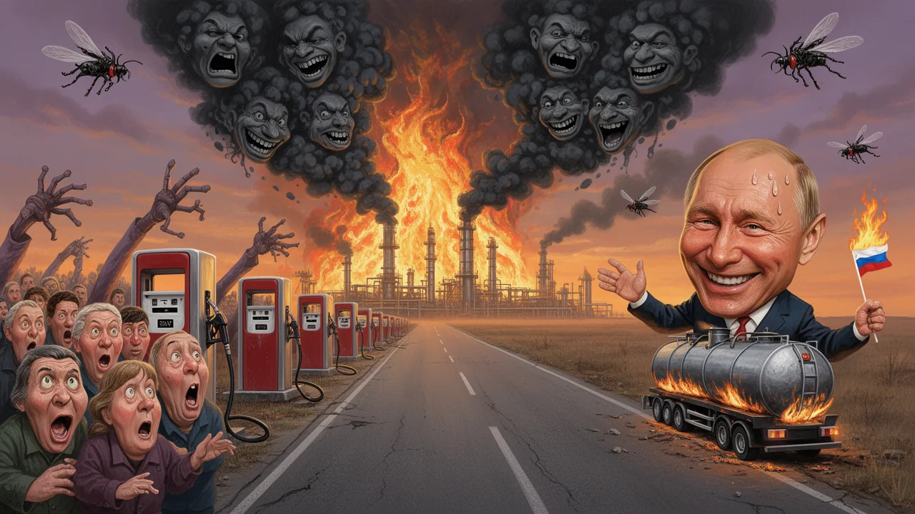Cover art: Kouř stoupá k nebi, Vladimir slibuje plné nádrže